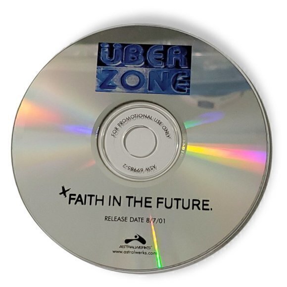 Überzone – Faith In The‎ Future [2001 Promotional CD] - Picture 3 of 3
